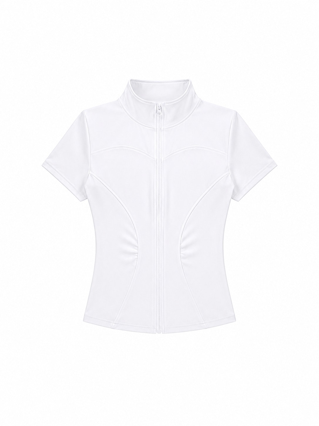 AIR ZIP-UP WHITE — AÉRIA 집업 상품 사진